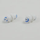 12 PACK OF Straight Bulkhead Connector 1/4" Quick Fitting Connection for Water Filters and RO Reverse Osmosis Systems